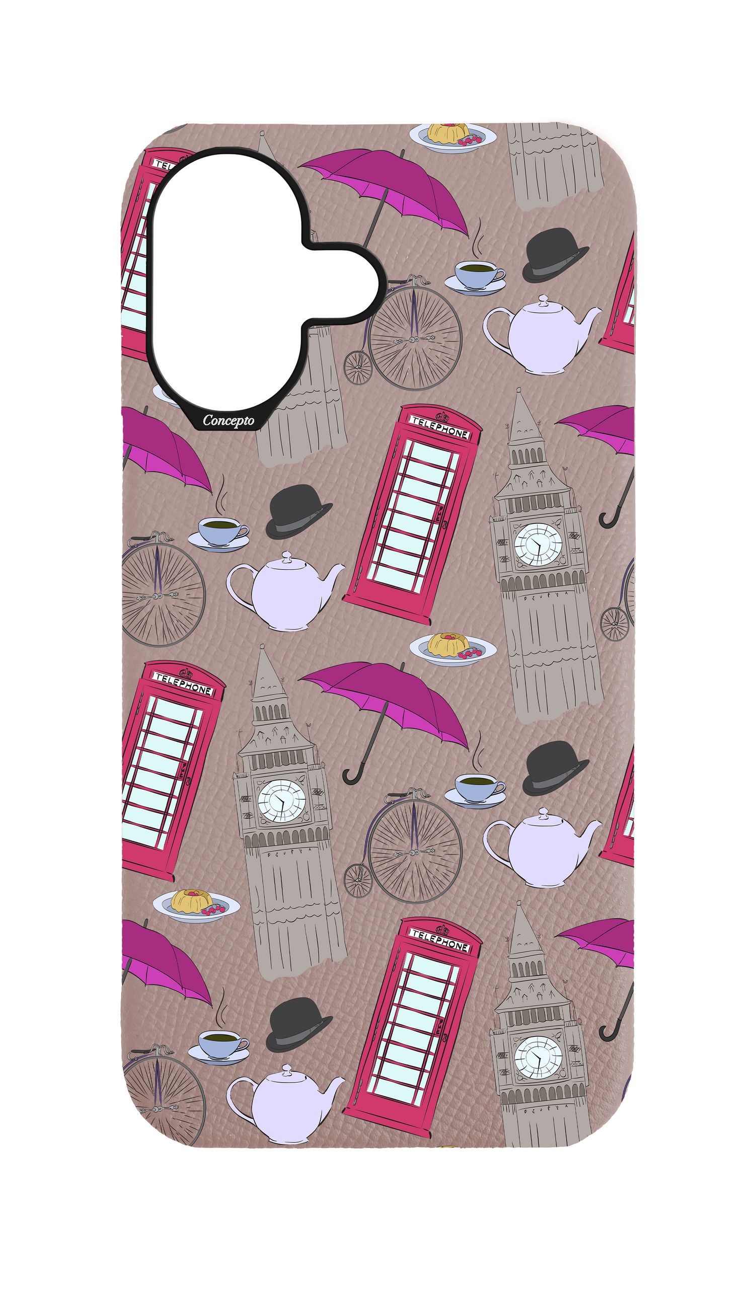Blush Pink Strapless Case - London Icons