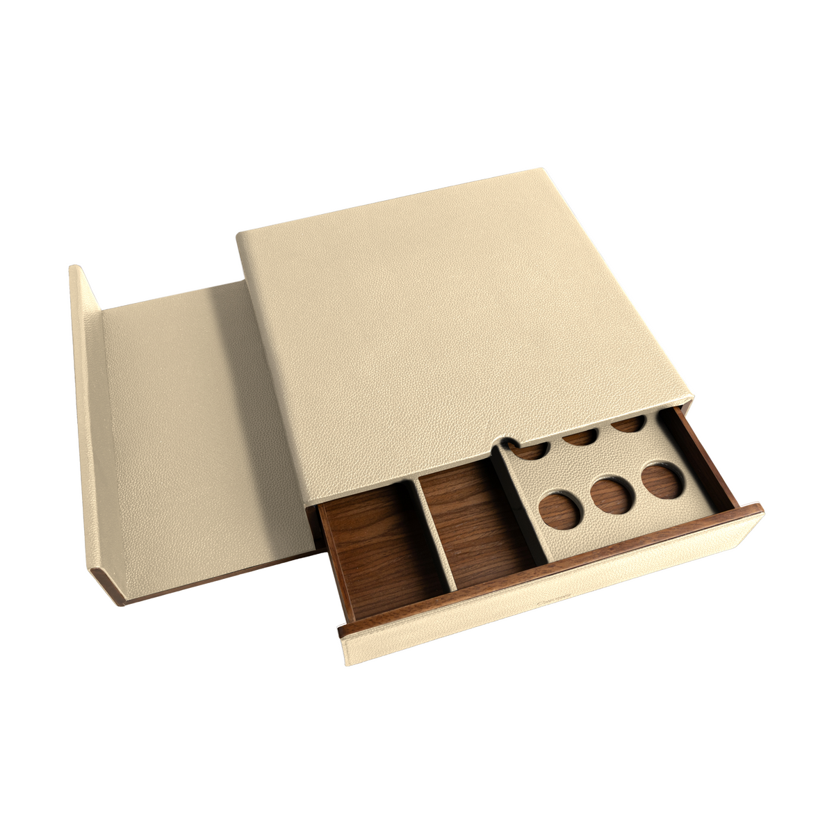 Cream Walnut Coffee Drawer