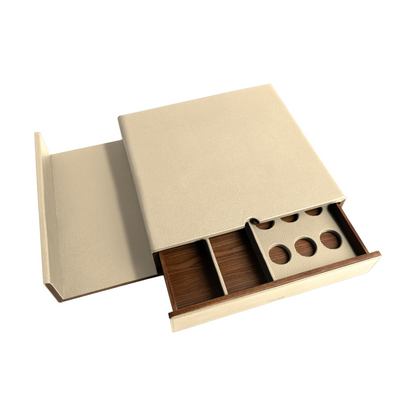 Cream Walnut Coffee Drawer