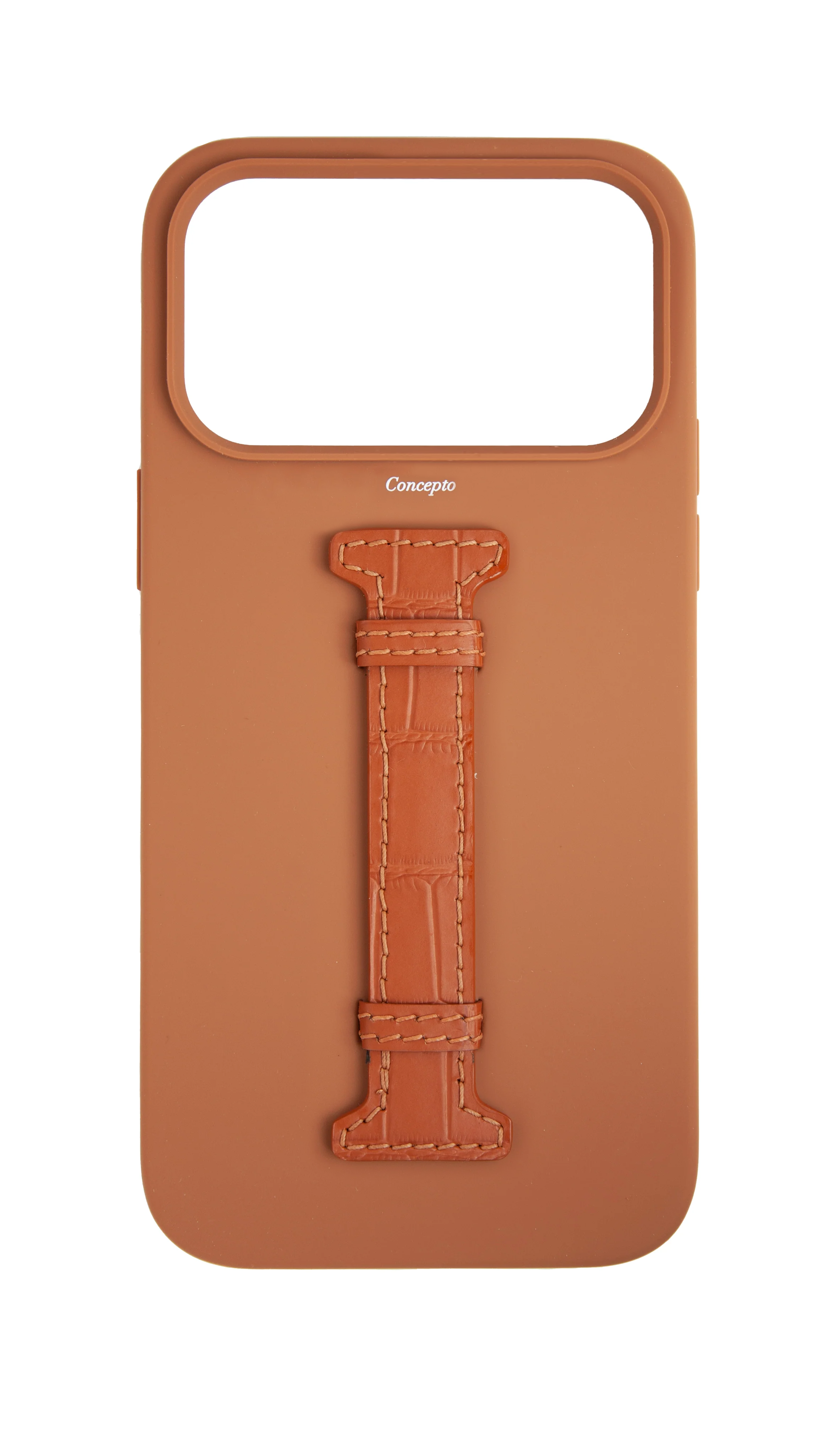 Tan Silicon Middle Strap Case