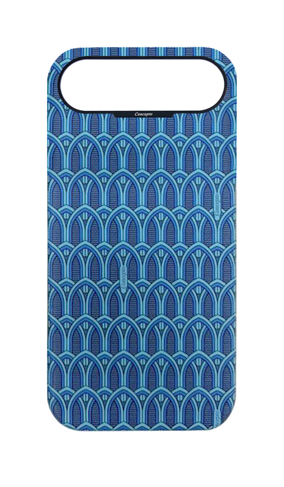 Blue Monogram Strapless Case