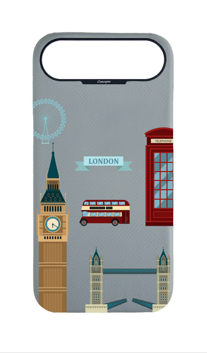 Light Blue Grey Strapless Case - The London Edit