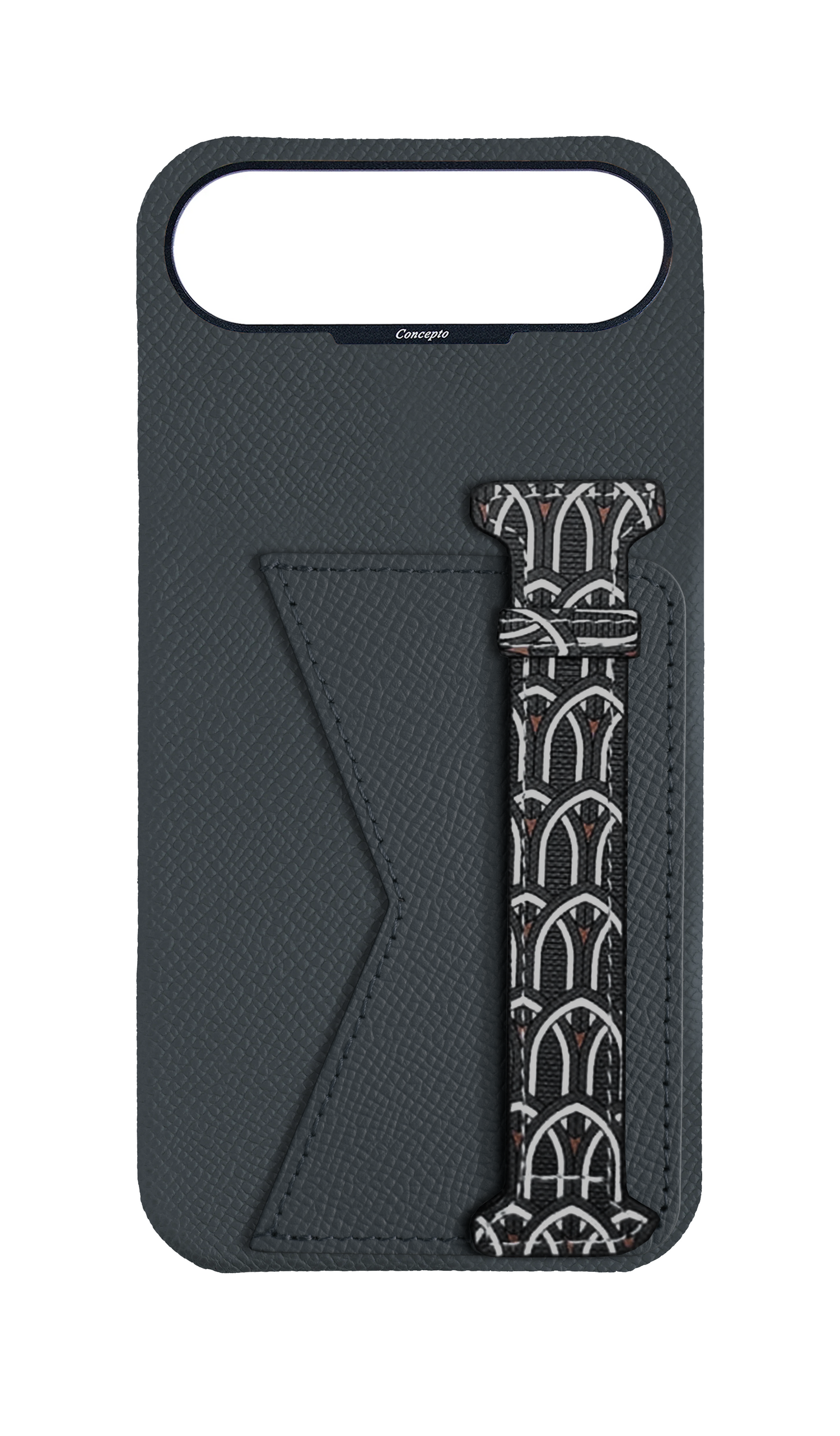 Grey Monogram Duo Case