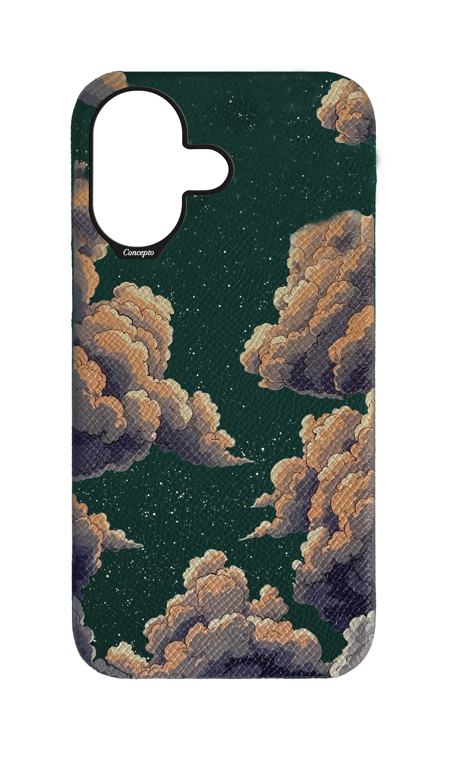 Green Strapless Case - Feathered Skies