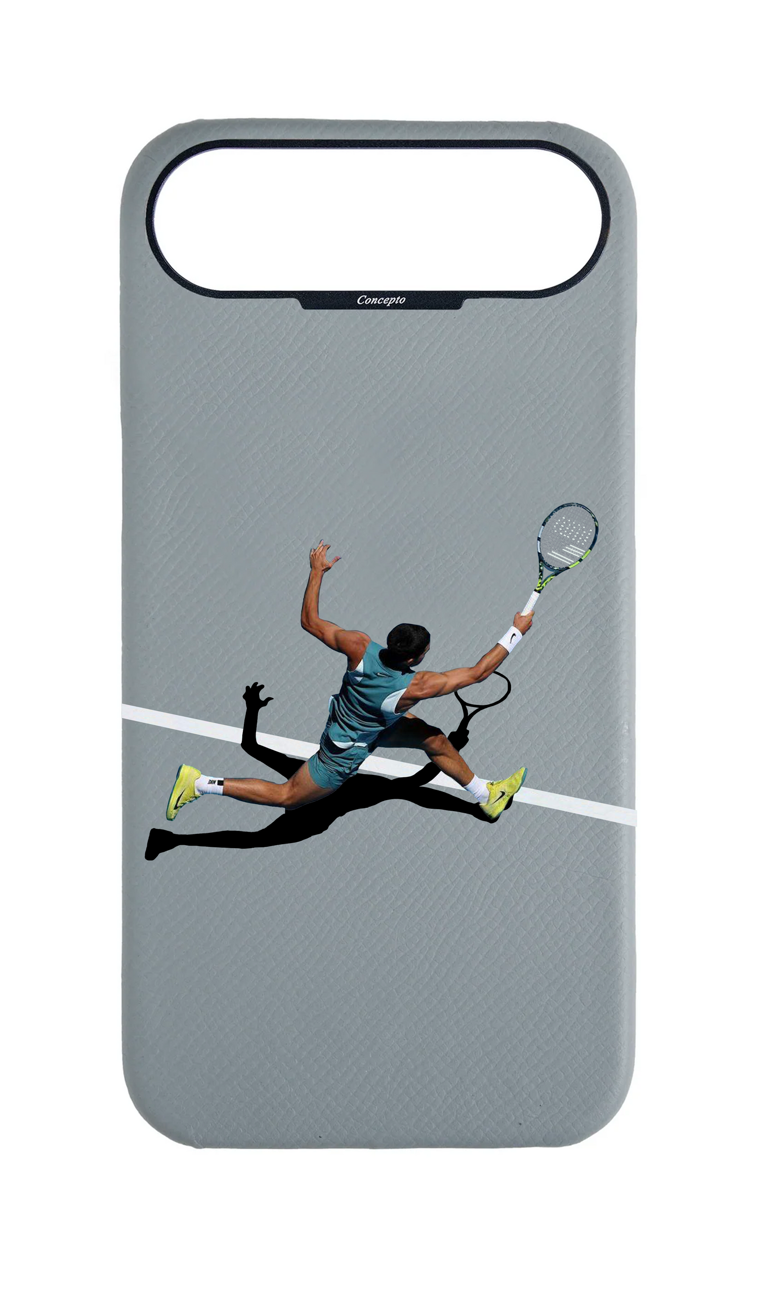 Light Blue Grey Strapless Case - Match Point