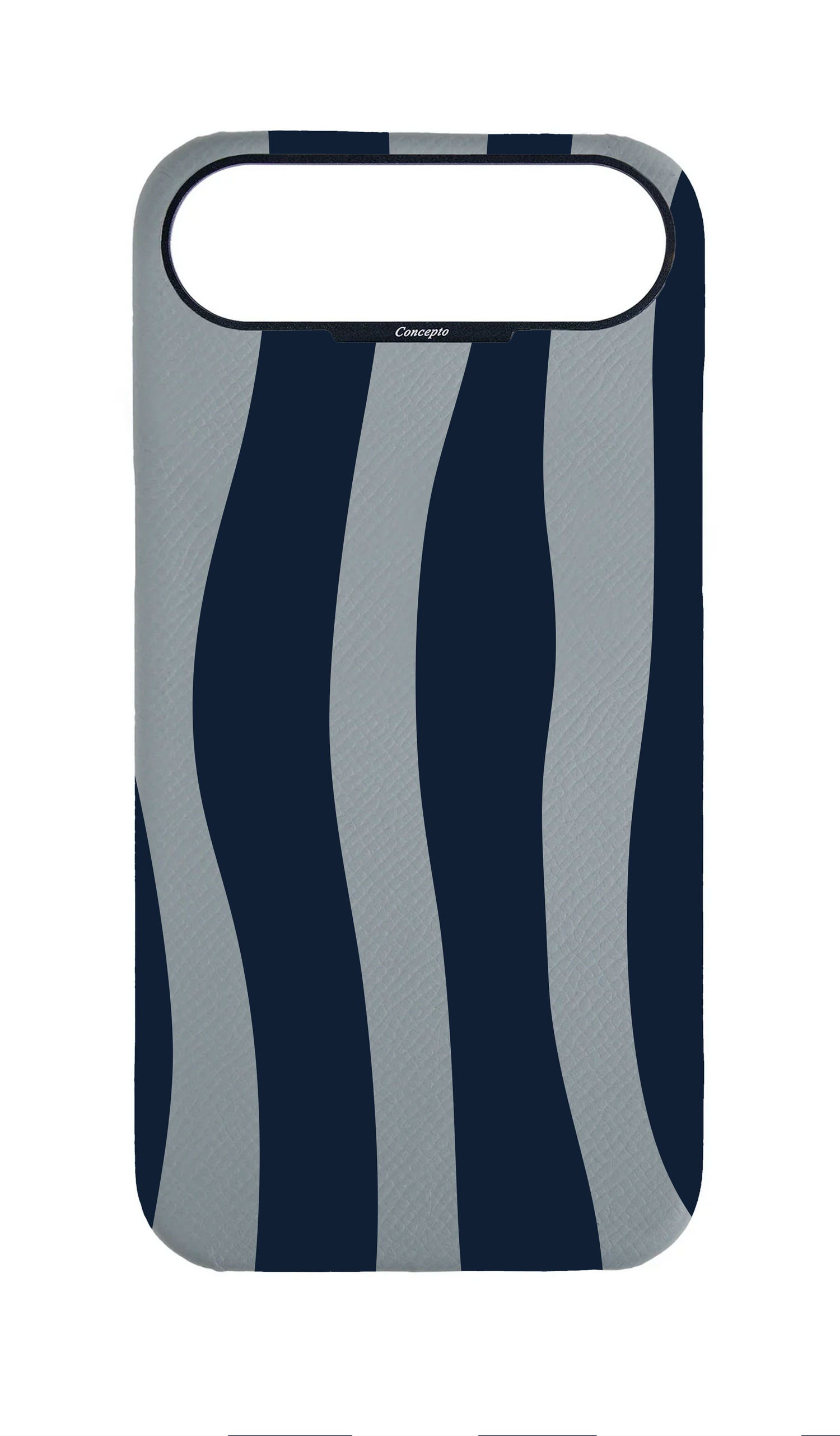 Light Blue Grey Strapless Case - Dancing Stripes
