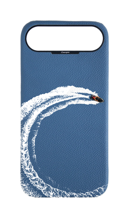 Blue Strapless Epsom Case - Jet Ski