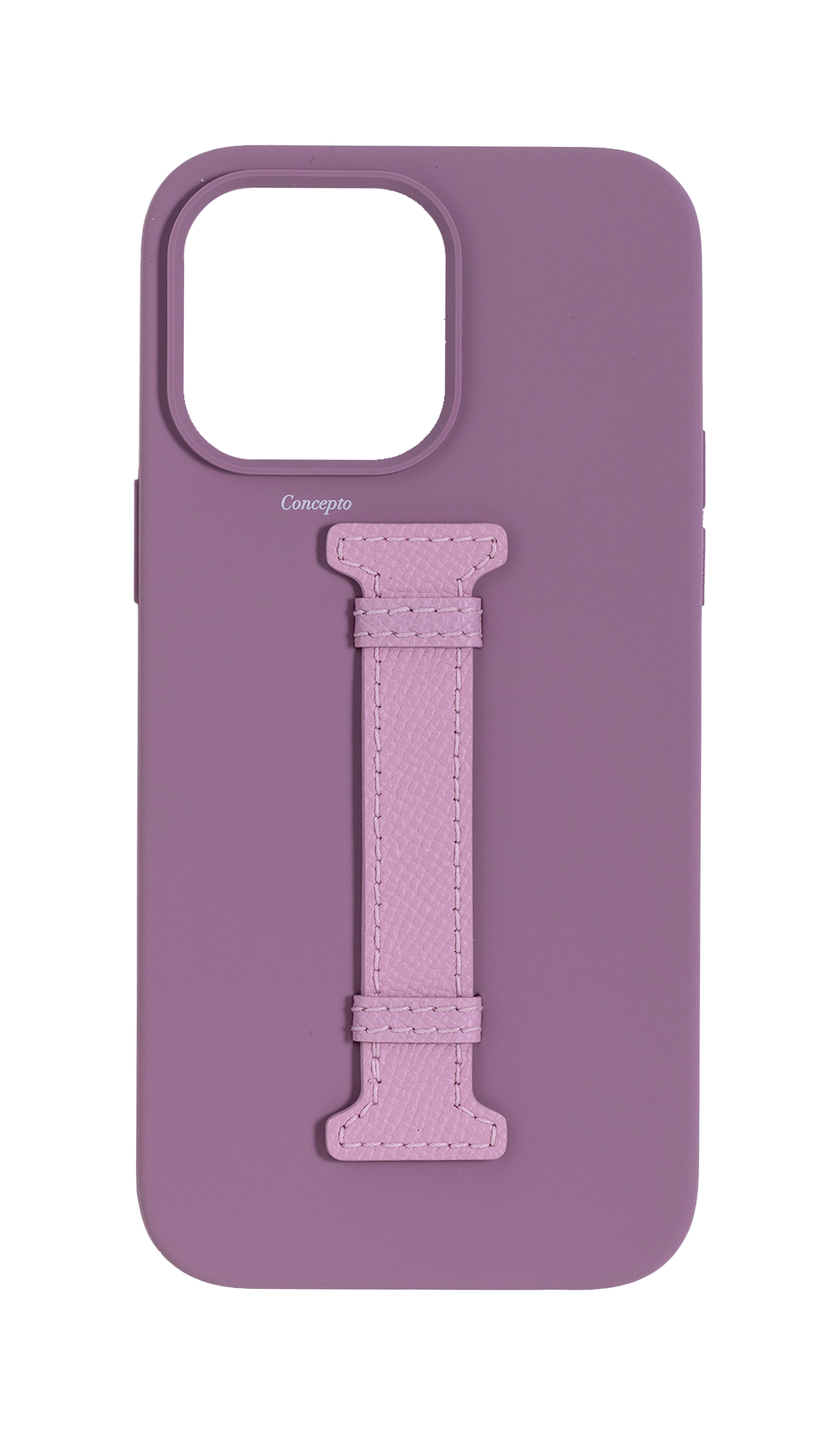 Purple Silicon Middle Strap Case