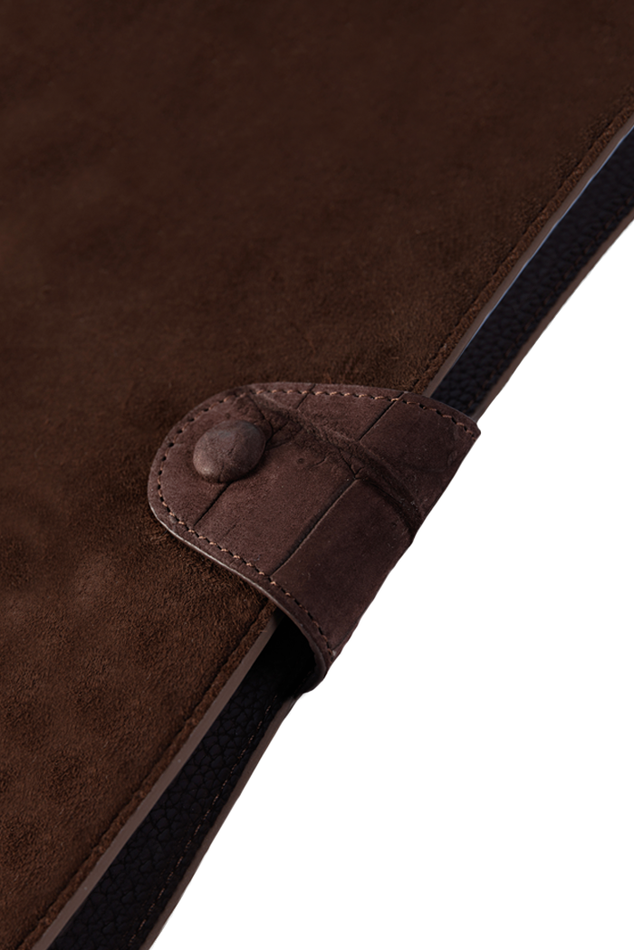 Brown Suede Notebook