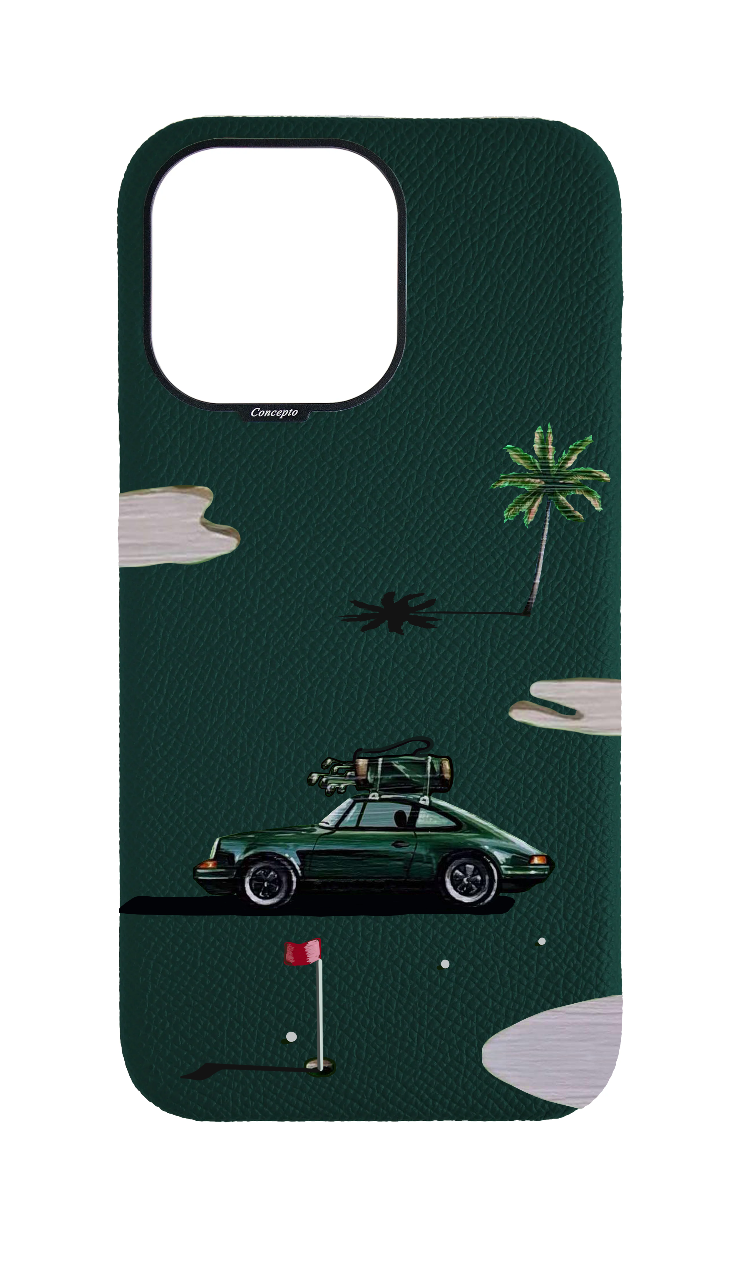 Green Strapless Case - Retro Golf