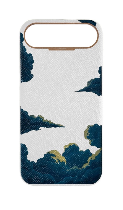White Strapless Case - Sky Mirage