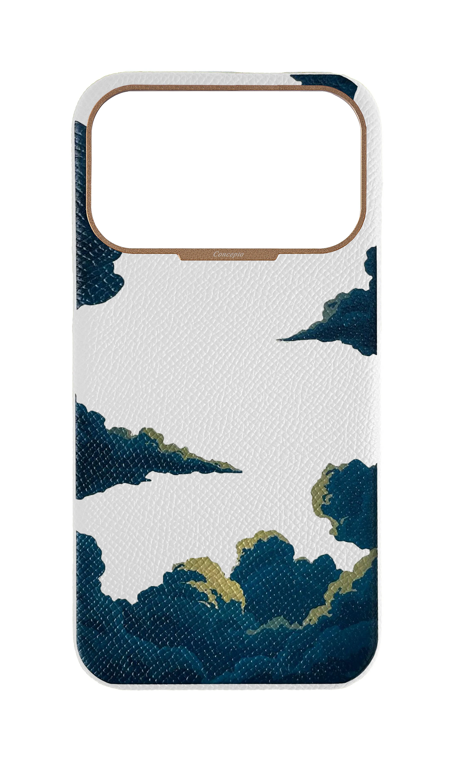 White Strapless Case - Sky Mirage