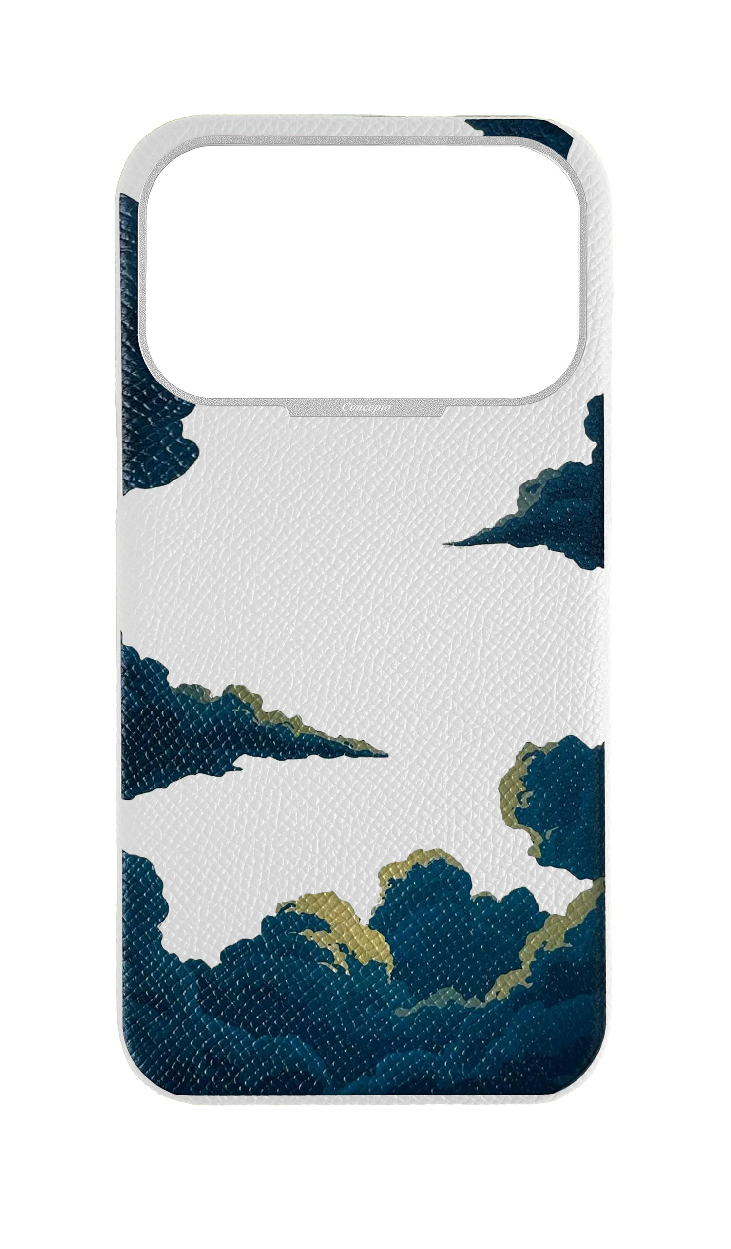 White Strapless Case - Sky Mirage
