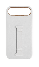 White Epsom Middle Strap Case