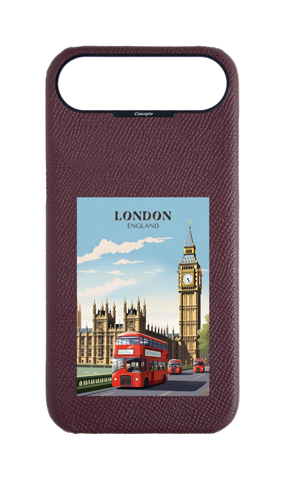 Maroon Strapless Epsom Case - London