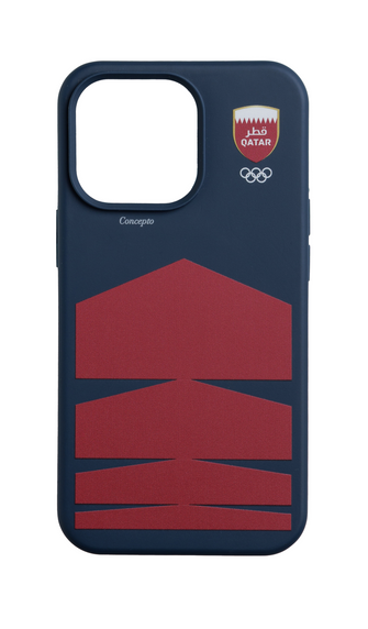 Team Qatar Navy Silicon Strapless Case