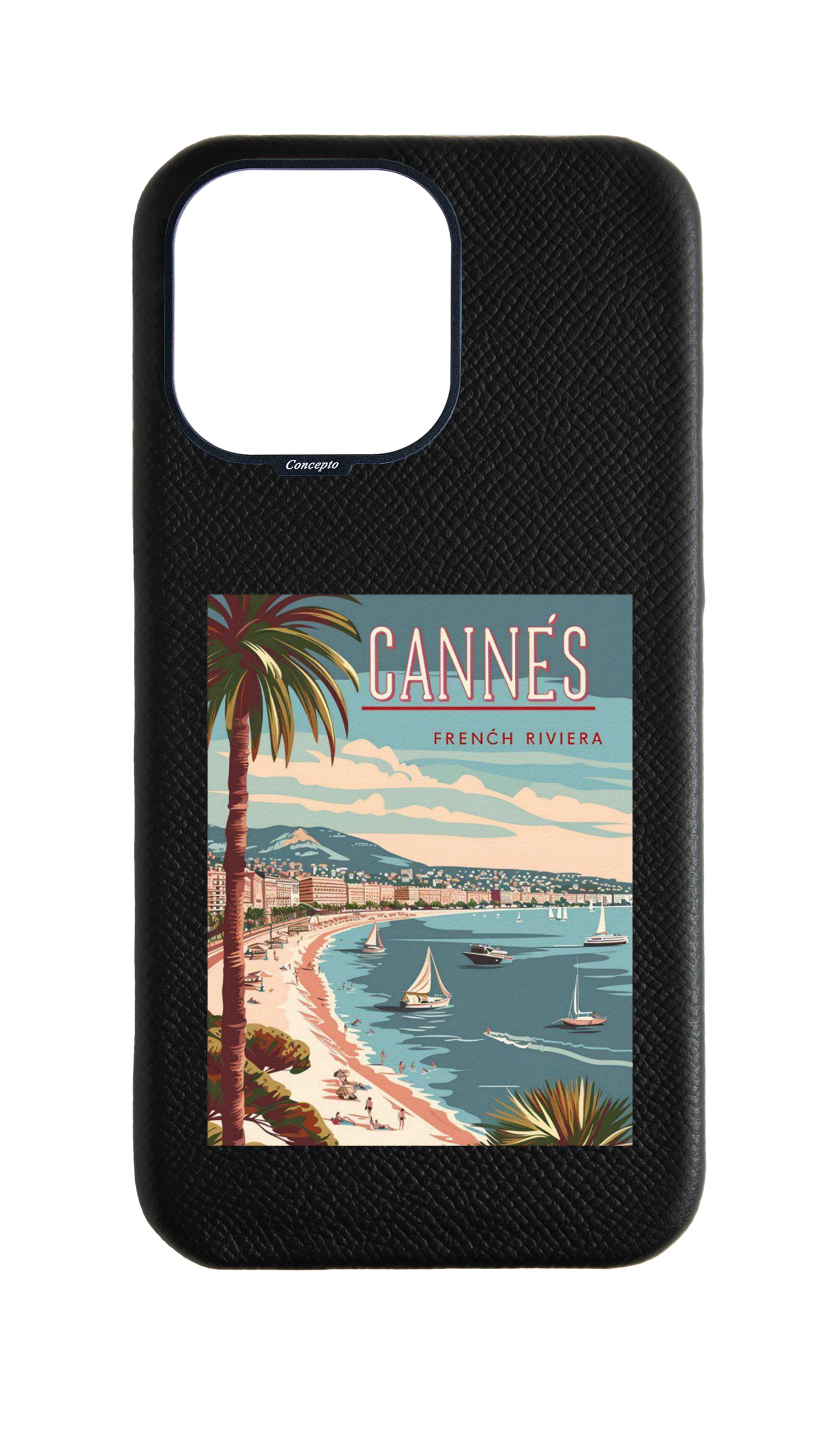 Black Strapless Epsom Case - Cannes
