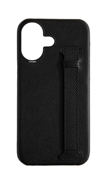 Black Epsom Side Strap Case
