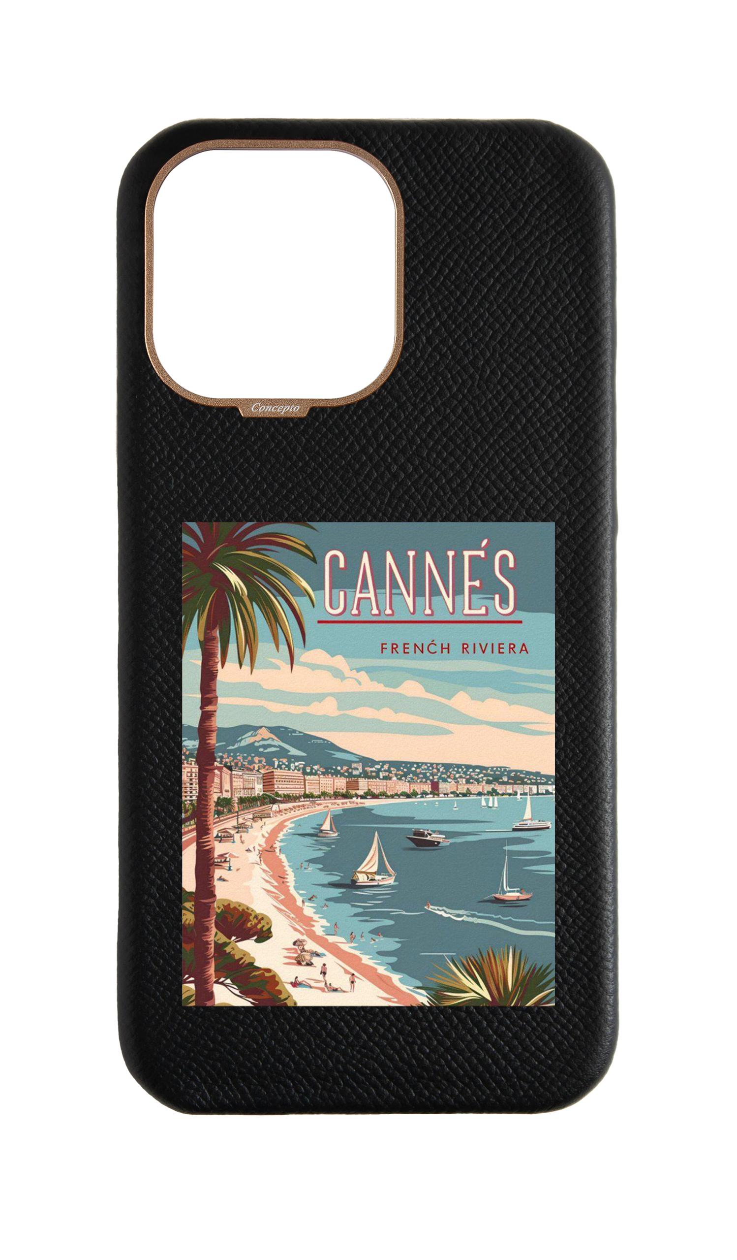 Black Strapless Epsom Case - Cannes