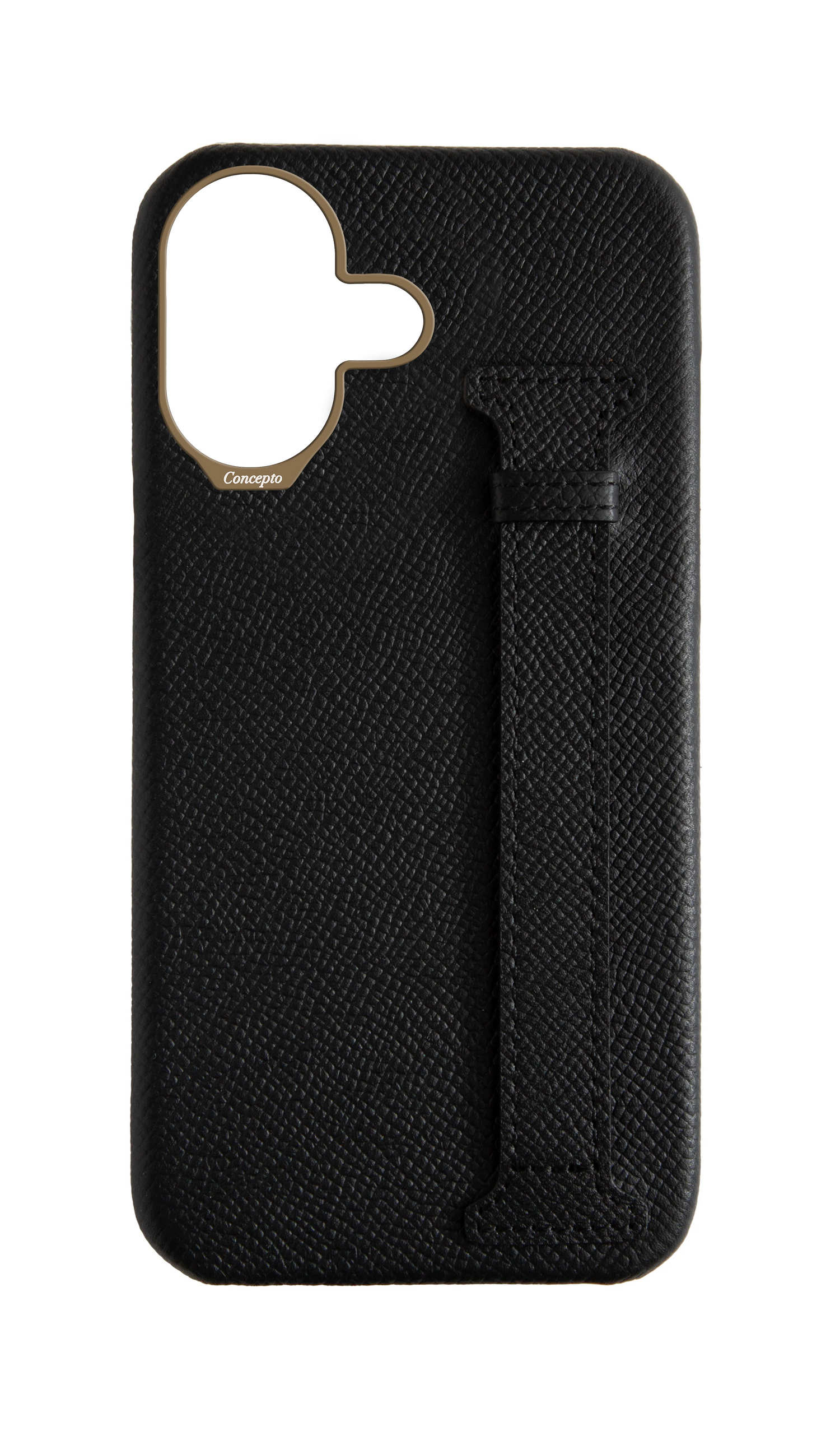 Black Epsom Side Strap Case