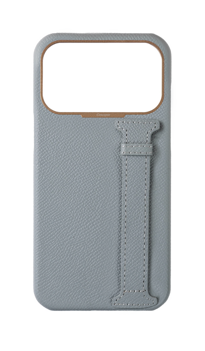 Light Blue Epsom Side Strap Case
