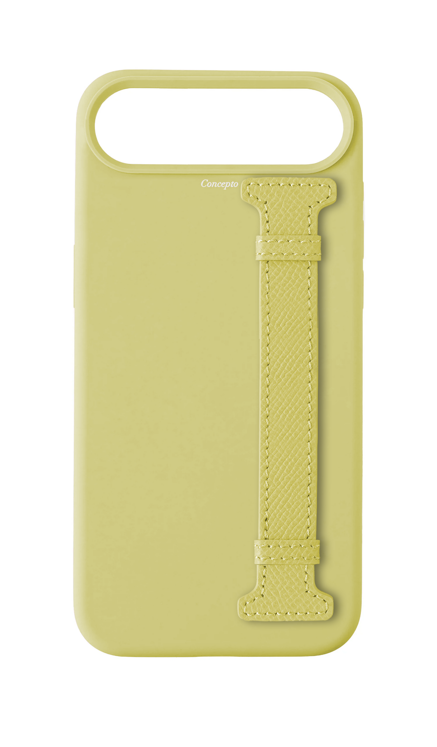 Butter Yellow Silicon Side Strap Case