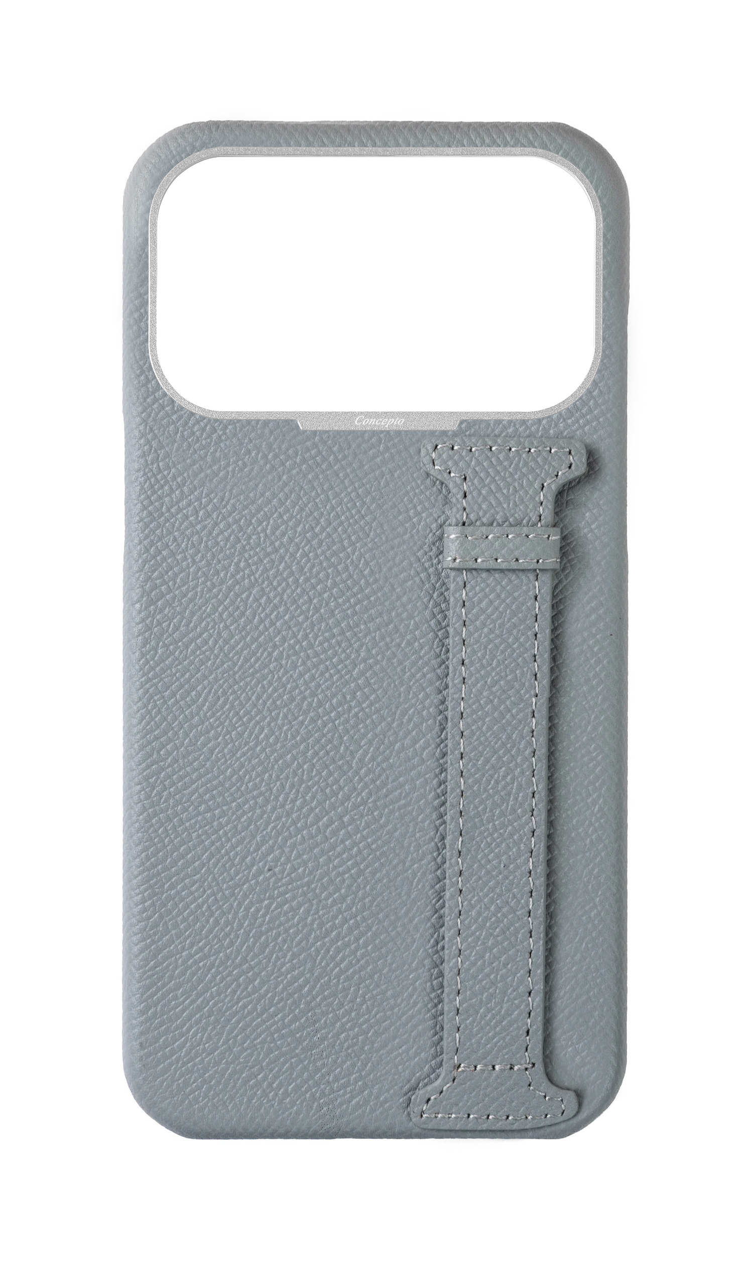 Light Blue Epsom Side Strap Case
