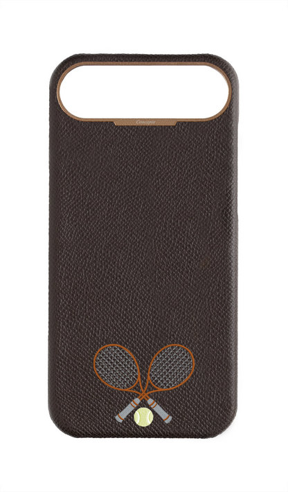 Brown Strapless Epsom Case - Concepto Racket