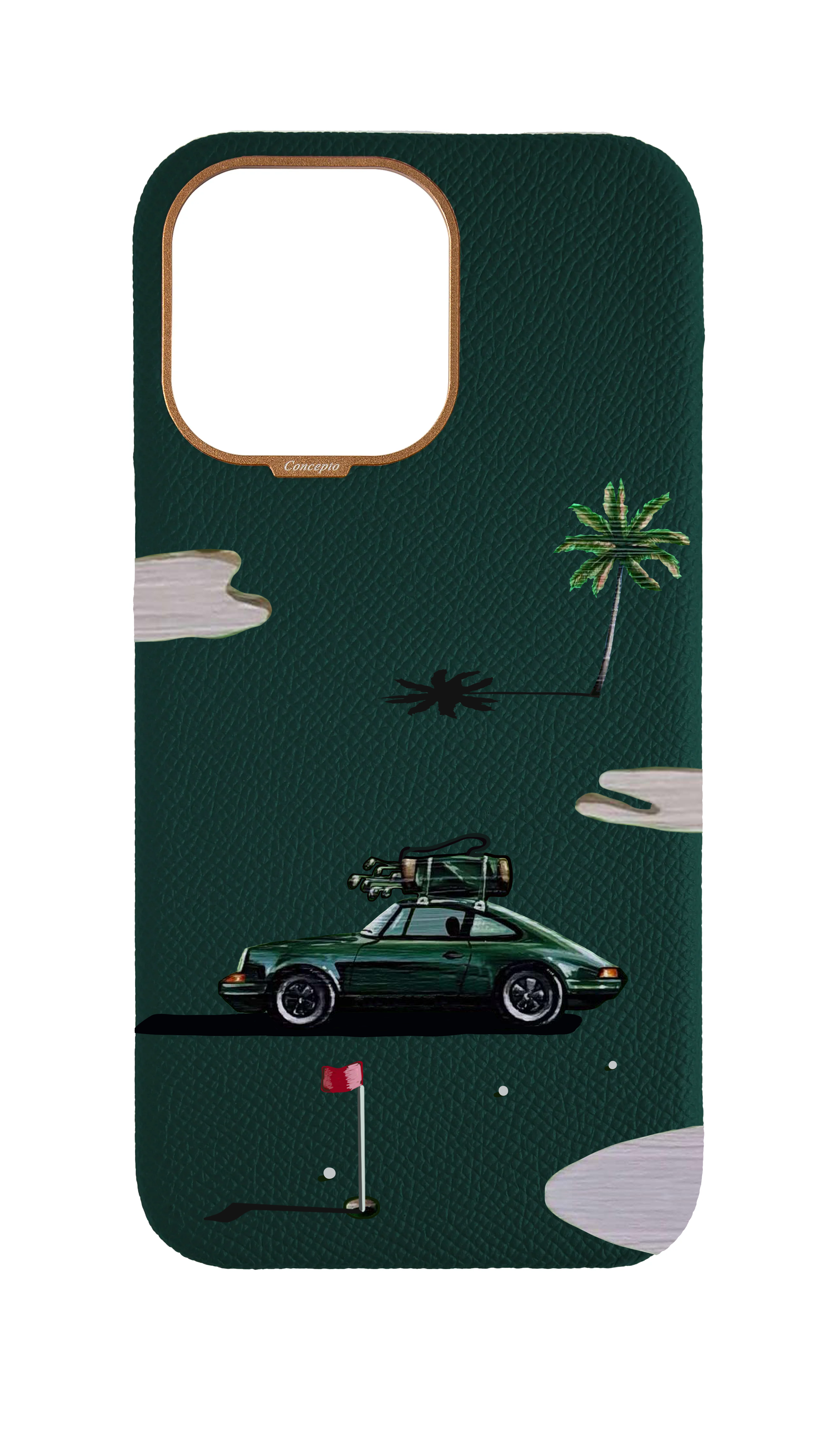 Green Strapless Case - Retro Golf
