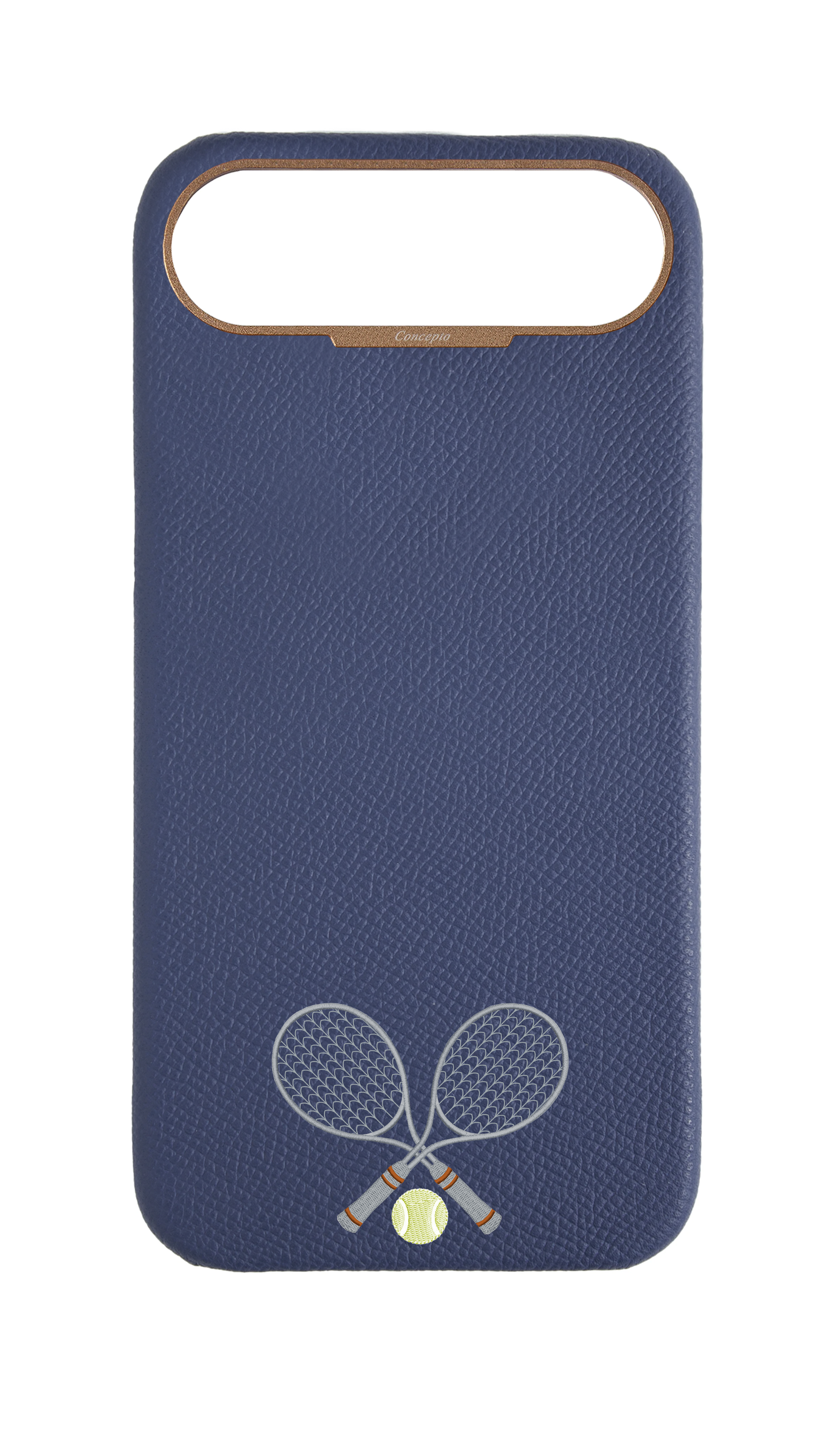 Navy Strapless Epsom Case - Concepto Arch Racket
