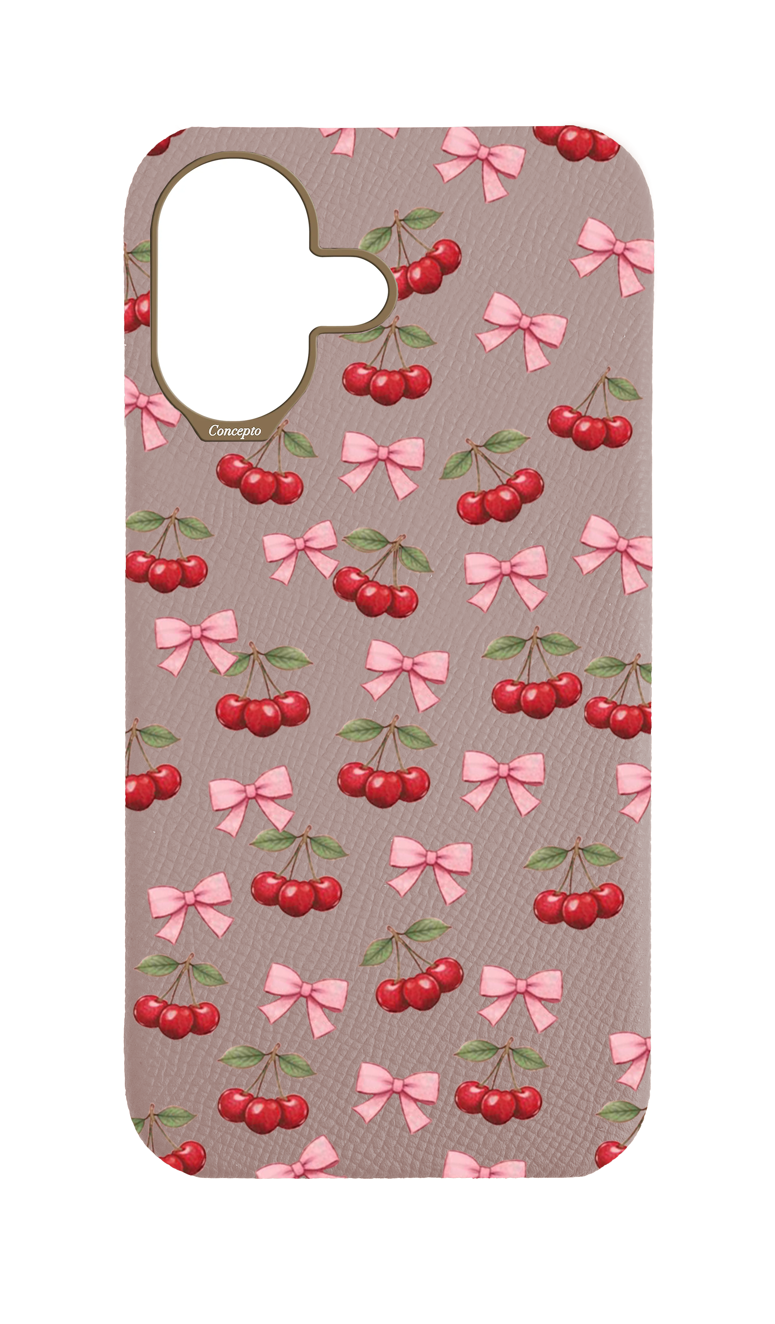 Blush Pink Strapless Case - Cherry Ribbon