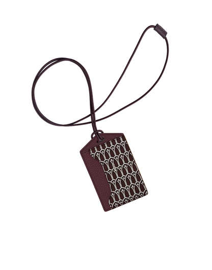 Maroon Monogram ID Holder