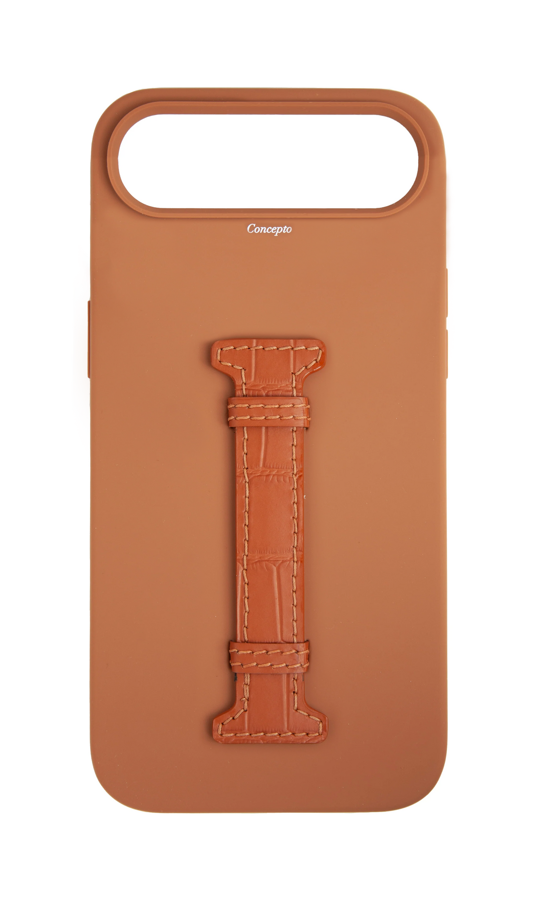 Tan Silicon Middle Strap Case
