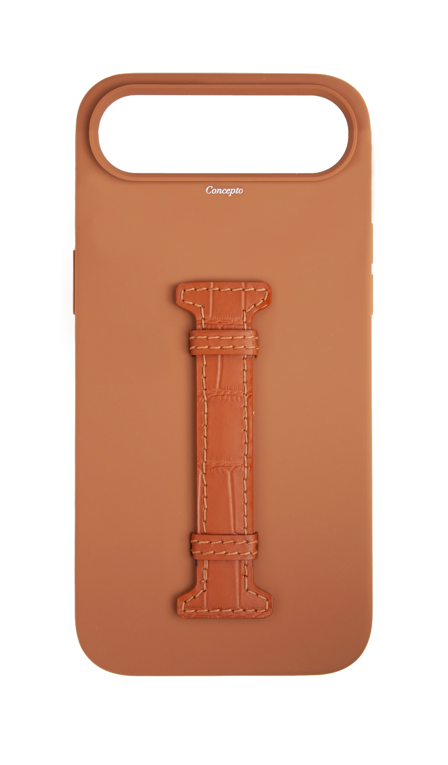 Tan Silicon Middle Strap Case