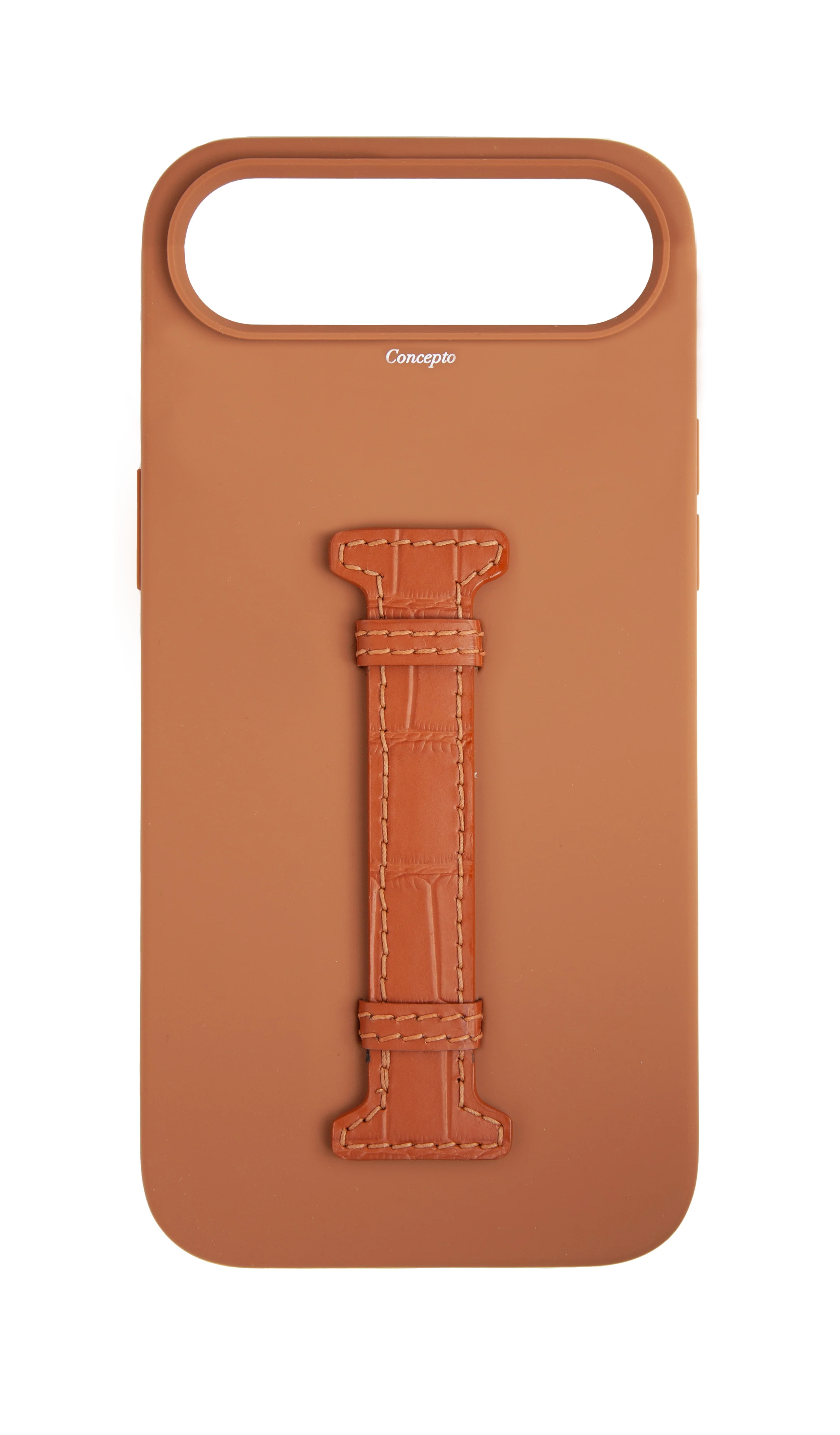 Tan Silicon Middle Strap Case