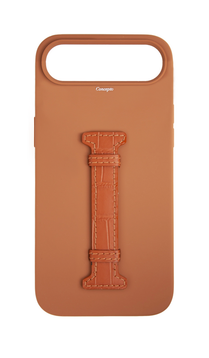 Tan Silicon Middle Strap Case