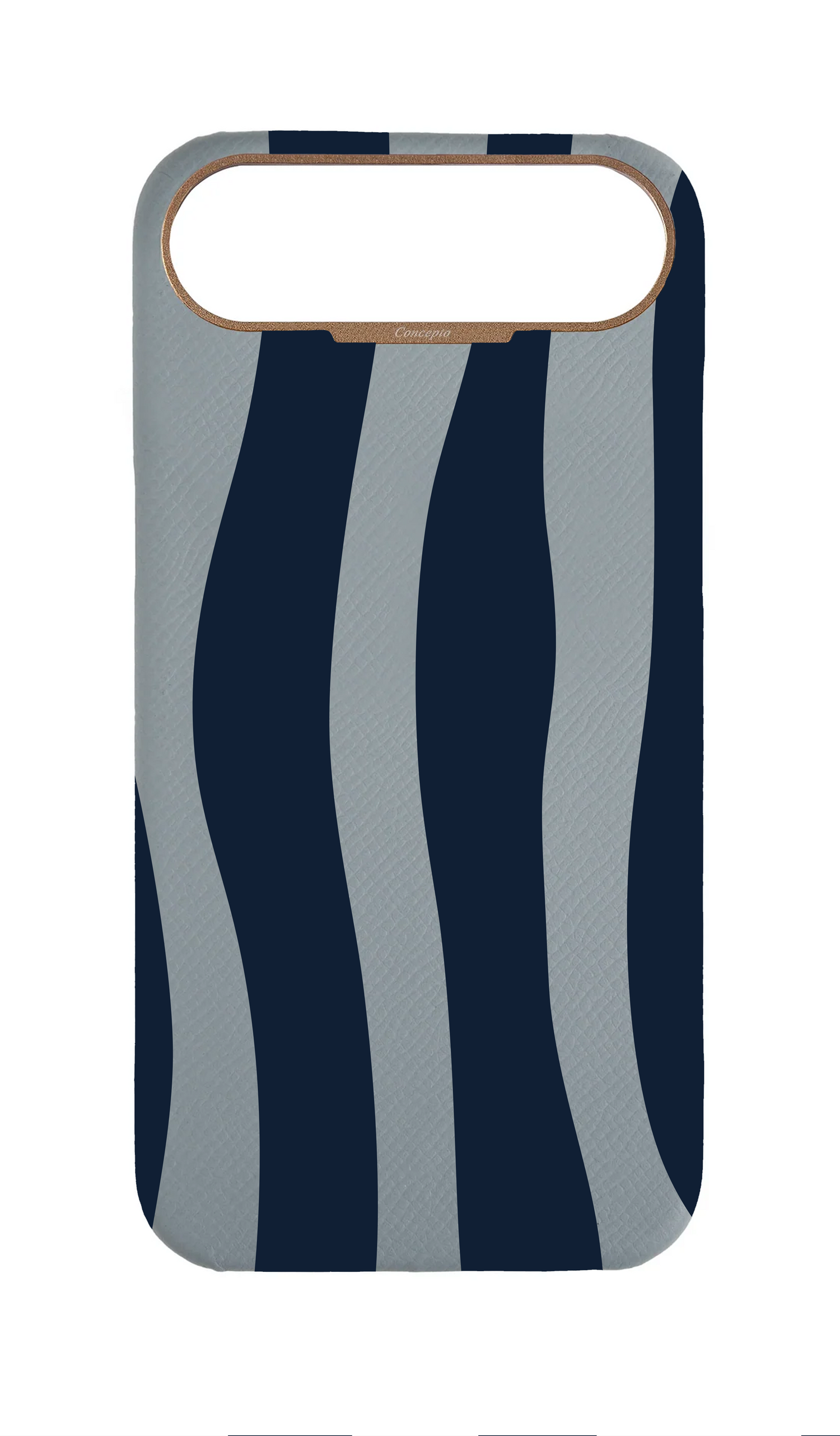 Light Blue Grey Strapless Case - Dancing Stripes
