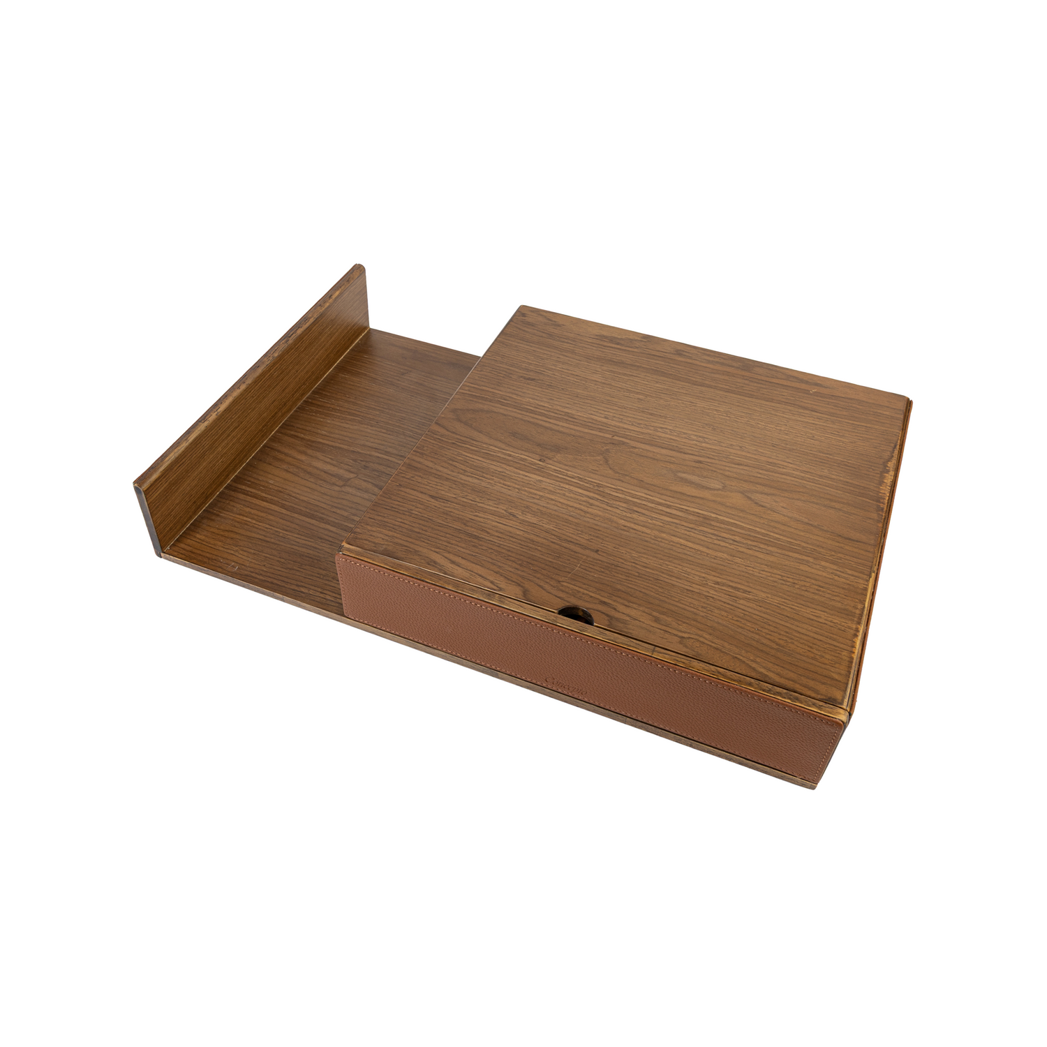 Tan Walnut Coffee Drawer