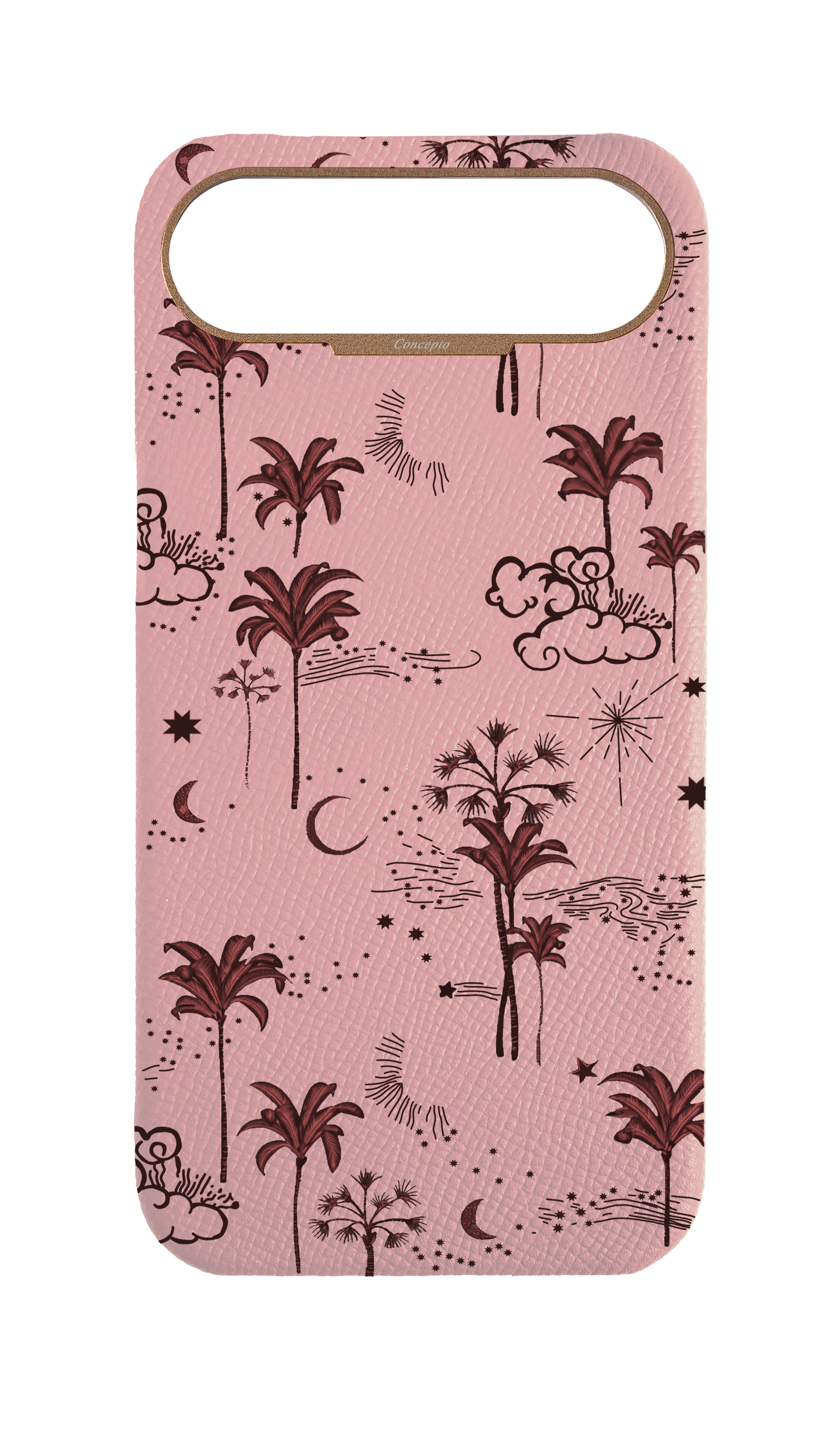 Pink Strapless Case - Crescent Oasis