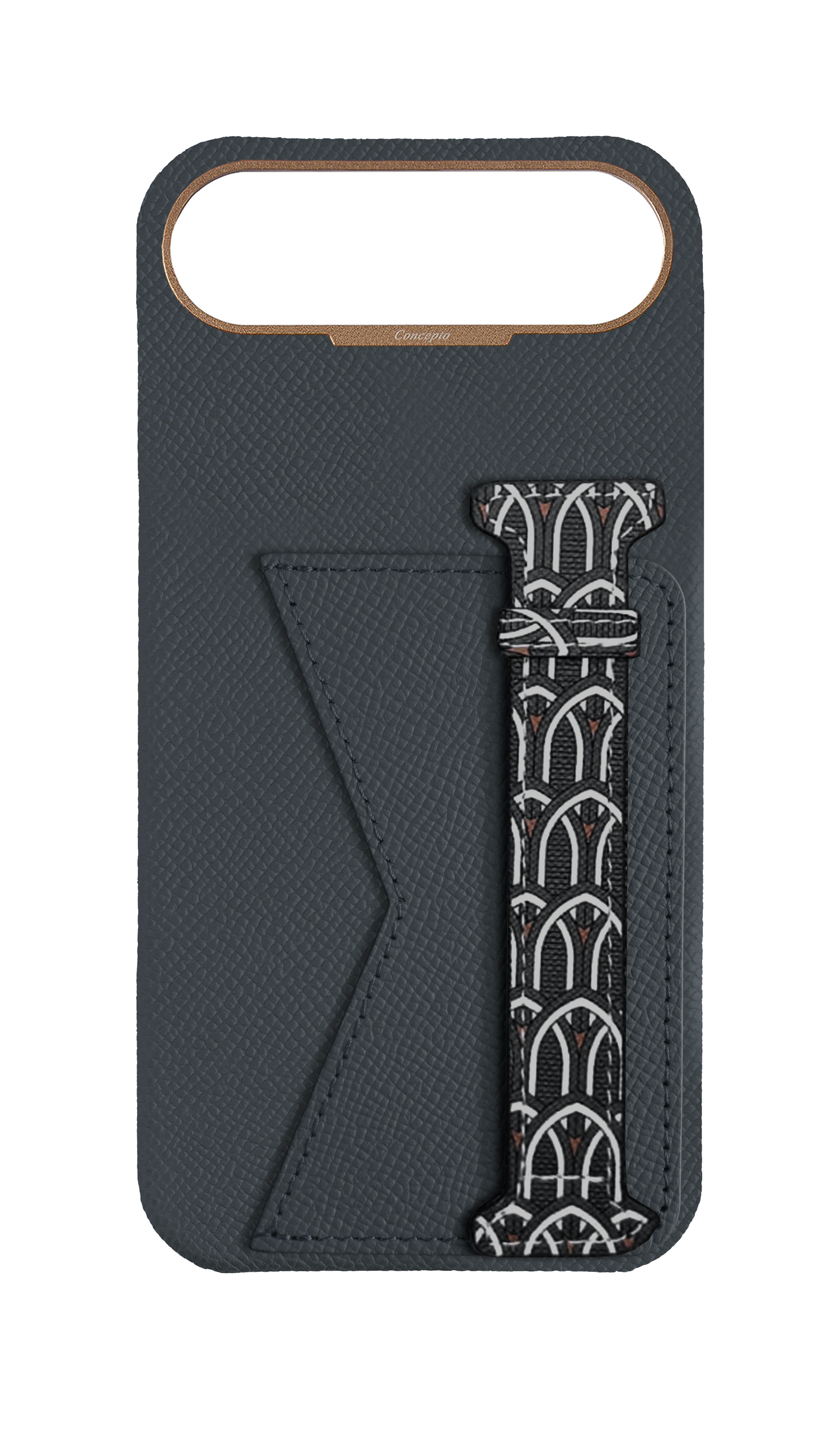 Grey Monogram Duo Case