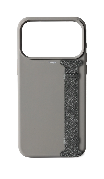 Grey Silicon Side Strap Case