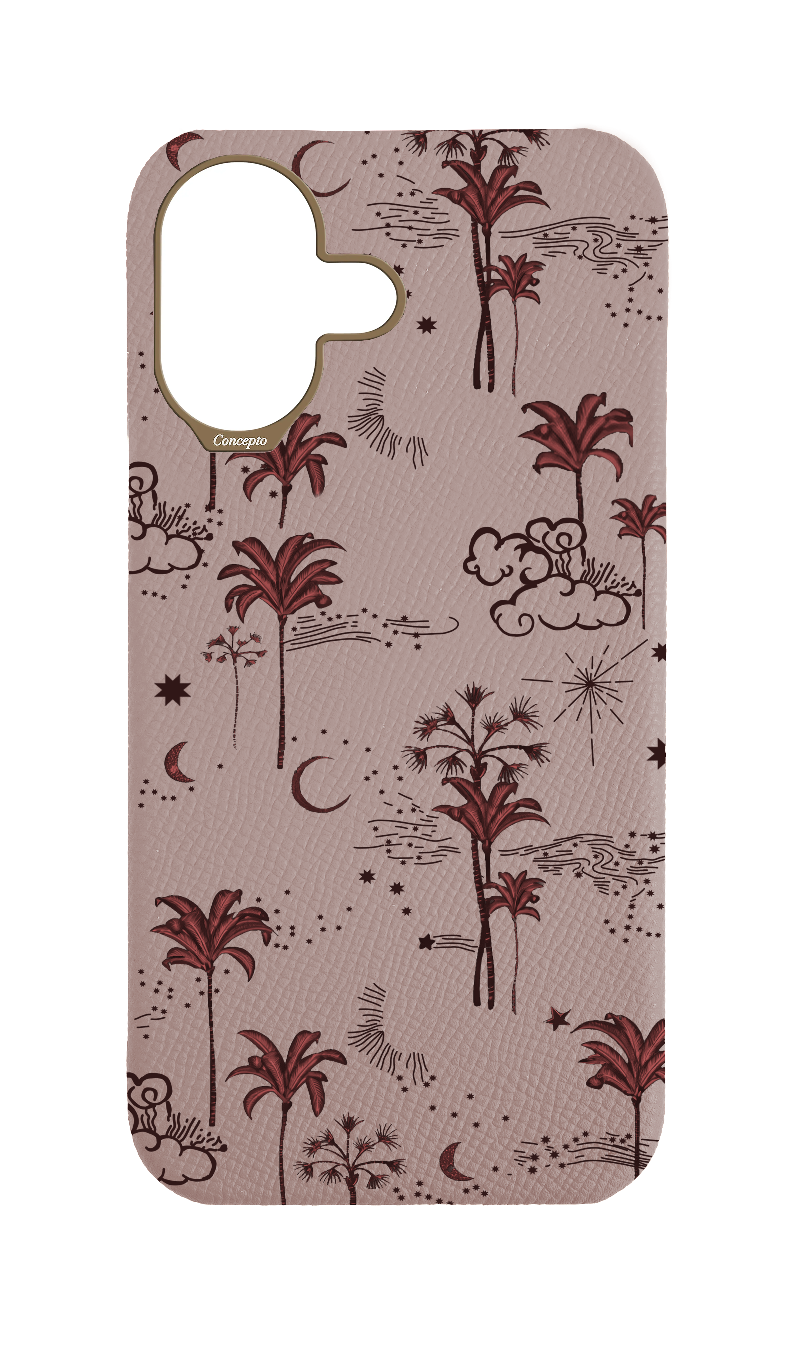 Blush Pink Strapless Case - Crescent Oasis