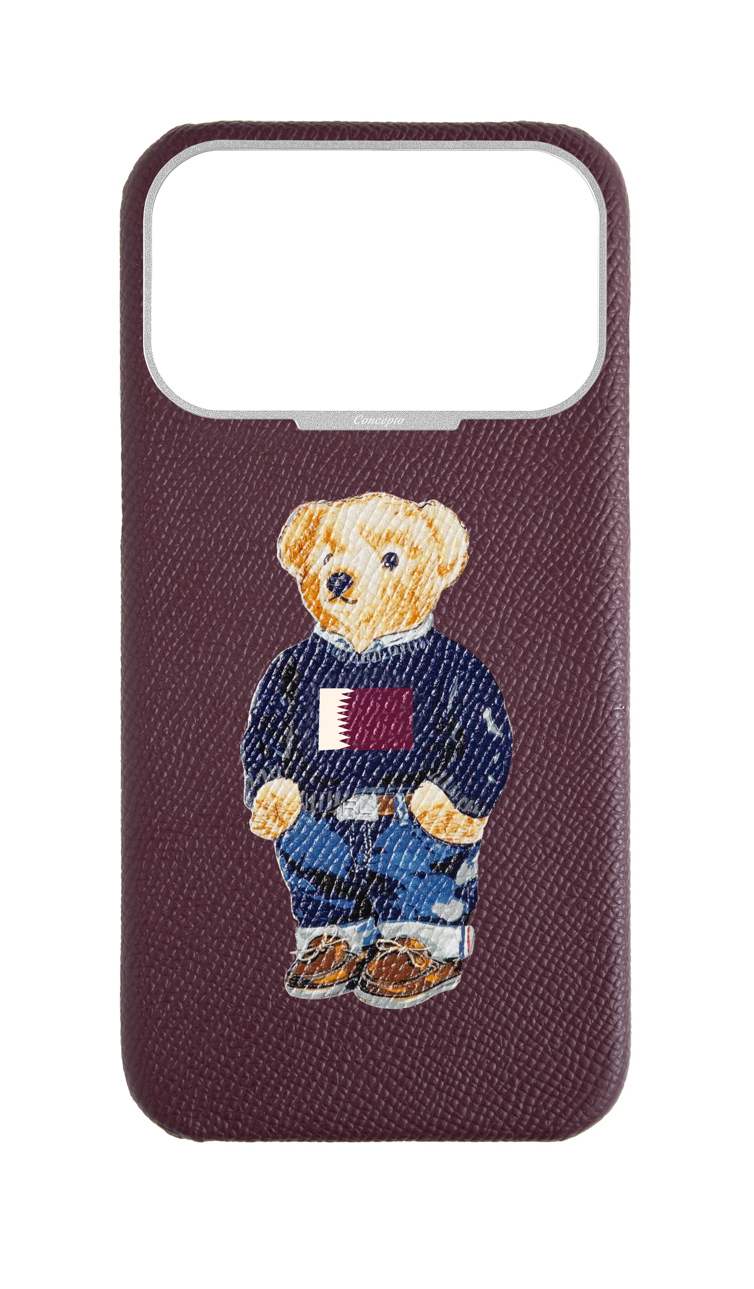 Teddy Maroon Strapless Case (Qatar)