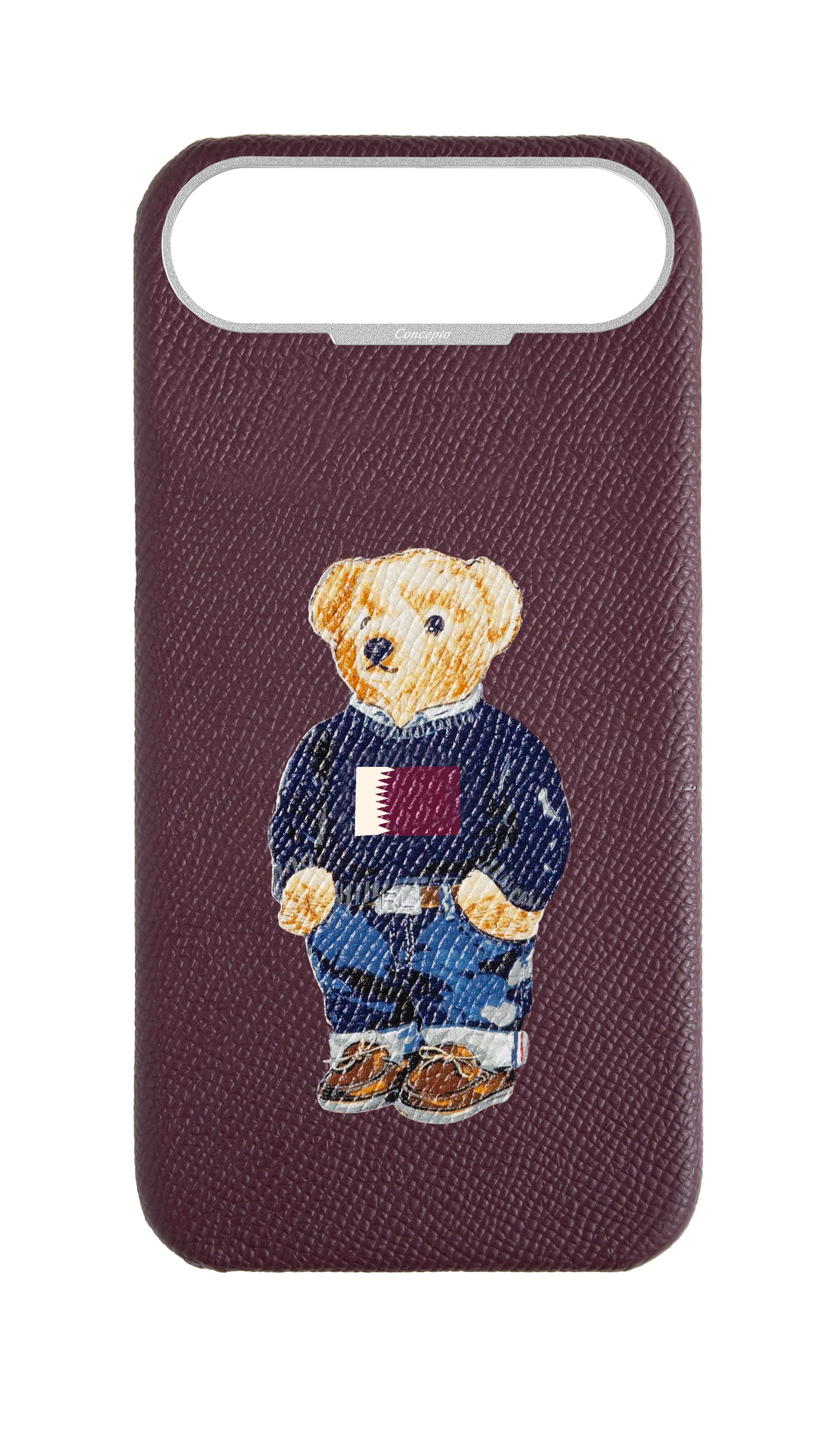 Teddy Maroon Strapless Case (Qatar)