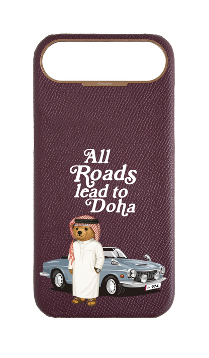 Maroon Strapless Case - Qatar