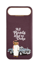 Maroon Strapless Case - Qatar