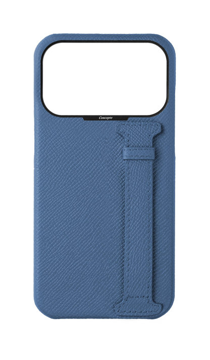 Navy Epsom Side Strap Case