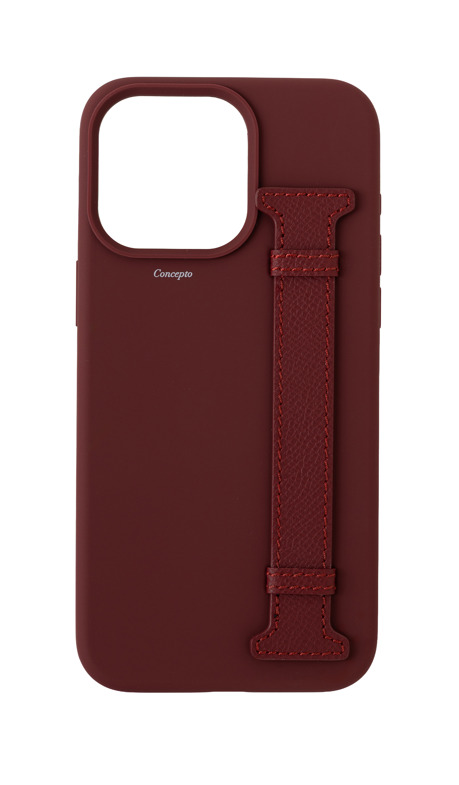Maroon Silicon Side Strap Case