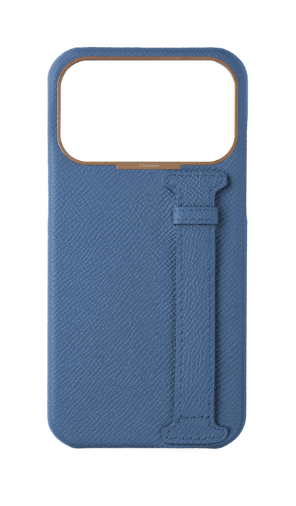 Navy Epsom Side Strap Case