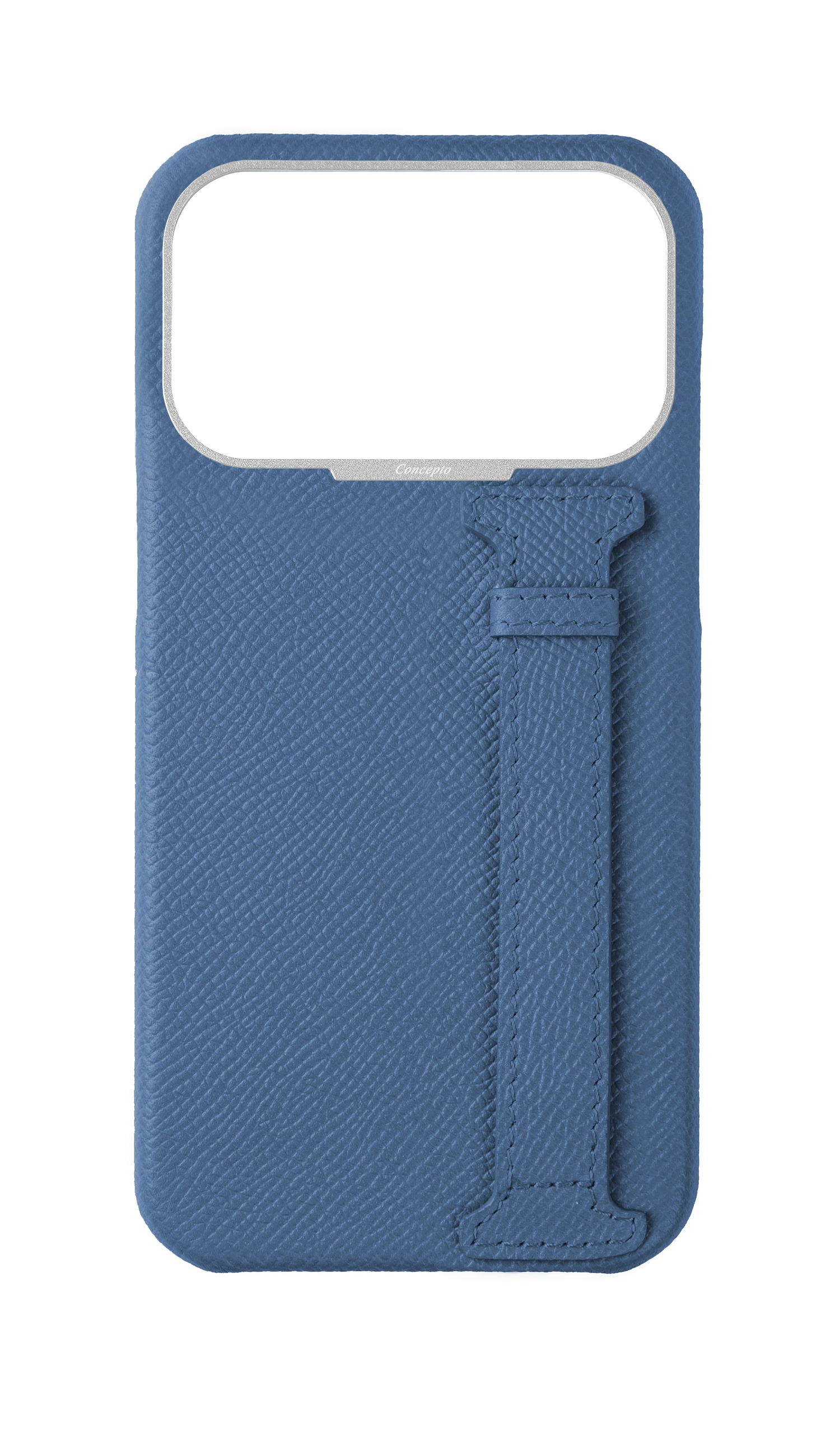 Navy Epsom Side Strap Case